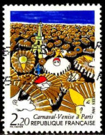France Poste Obl Yv:2395 Mi:2531 Carnaval Venise à Paris (Obl.mécanique) - Gebraucht