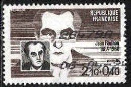 France Poste Obl Yv:2331 Mi:2470 Jean Paulhan Ecrivain (Obl.mécanique) - Used Stamps