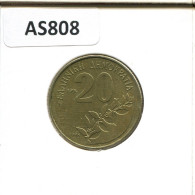 20 DRACHMES 1998 GREECE Coin #AS808.U.A - Grecia