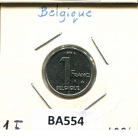1 FRANC 1994 FRENCH Text BELGIUM Coin #BA554.U.A - 1 Franc