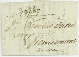 92 GAND 1807 Pour Francomont Verviers - 1794-1814 (Franse Tijd)
