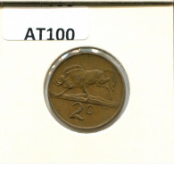 2 CENTS 1990 SÜDAFRIKA SOUTH AFRICA Münze #AT100.D.A - Afrique Du Sud