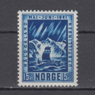 Norway 1941 Haalogaland Exposition,Scott# B19,MNH,OG,VF - Unused Stamps