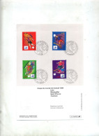 Notice Fdc 1998 Coupe Monde Football - 1990-1999