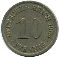 10 PFENNIG 1904 A ALLEMAGNE Pièce GERMANY #DB264.F.A - 10 Pfennig