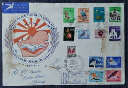 SOUTH AFRICA 1961 Day Of Republic FDC Set - Registered Letter - Pretoria Cancel - Storia Postale
