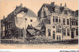 AGZP10-0883-BELGIQUE - GUERRE 1914-1915 - UN COIN DE LA PLACE DE LA GARE D'YPRES APRES LE BOMBARDEMENT  - Autres & Non Classés