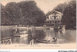 AGZP10-0877-BELGIQUE - BRUXELLES - BOIS DE LA CAMBRE - LE LAC ET LE CHALET ROBINSON  - Forêts, Parcs, Jardins