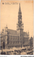 AGZP10-0866-BELGIQUE - BRUXELLES - LA GRAND'PLACE - COTE SUD-OUEST - L'HOTEL DE VILLE  - Plazas