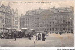 AGZP10-0850-BELGIQUE - BRUXELLES - GRAND'PLACE - MAISON DES CORPORATIONS - Squares