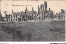 AGZP9-0795-BELGIQUE - RUINES DE DIXMUDE - GRAND'PLACE  - Diksmuide