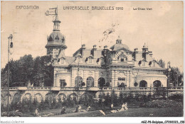 AGZP8-0739-BELGIQUE - EXPOSITION UNIVERSELLE BRUXELLES 1910 - LE CHIEN VERT  - Weltausstellungen