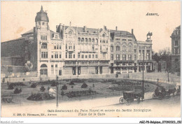 AGZP8-0736-BELGIQUE - ANVERS - CAFE-RESTAURANT DU ROYAL ET ENTREE DU JARDIN ZOOLOGIQUE - PLACE DE LA GARE  - Sonstige & Ohne Zuordnung