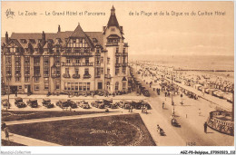 AGZP8-0716-BELGIQUE - LE ZOUTE - LE GRAND HOTEL ET PANORAMA DE LA PLAGE ET DE LA DIGUE VU DU CARLTON HOTEL  - Sonstige & Ohne Zuordnung