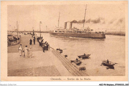 AGZP8-0671-BELGIQUE - OSTENDE - SORTIE DE LA MALLE  - Oostende