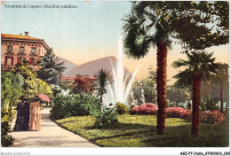 AGZP7-0624-ITALIE - UN SALUTO DA LUGANO-GIARDINO PUBBLICO  - Autres & Non Classés