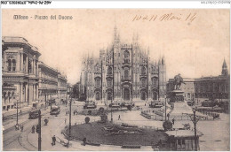 AGZP6-0514-ITALIE - MILANO - PIAZZA DEL DUOMO  - Milano (Mailand)