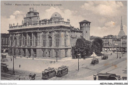 AGZP6-0509-ITALIE - TORINO - PIAZZA CASTELLO E PALAZZO MADAMA DA PONENTE  - Palazzo Madama