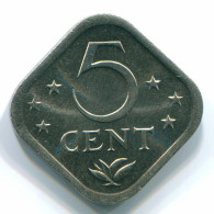 5 CENTS 1980 ANTILLAS NEERLANDESAS Nickel Colonial Moneda #S12303.E.A - Niederländische Antillen