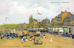 - CABOURG - LA PLAGE Par L'ILLUSTRATEUR LOIR LUIGI - PUBLICITE BISCUIT PERNOT - Cabourg