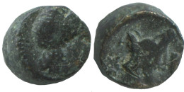 ATHENA Antike Authentische Original GRIECHISCHE Münze 0.8g/7mm #SAV1260.11.D.A - Griechische Münzen