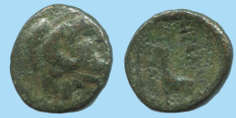 Authentique ORIGINAL GREC ANCIEN Pièce 2g/13mm #AG168.12.F.A - Griechische Münzen