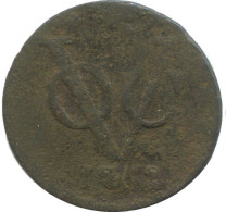 17?? HOLLAND VOC 1/2 DUIT NETHERLANDS INDIES NEW YORK COLONIAL PENNY #VOC1104.8.U.A - Niederländisch-Indien