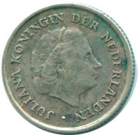 1/10 GULDEN 1960 ANTILLAS NEERLANDESAS PLATA Colonial Moneda #NL12348.3.E.A - Niederländische Antillen