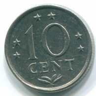 10 CENTS 1970 NIEDERLÄNDISCHE ANTILLEN Nickel Koloniale Münze #S13368.D.A - Netherlands Antilles