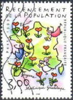 France Poste Obl Yv:3223 Mi:3365 Recensement De La Population (Lign.Ondulées) - Used Stamps