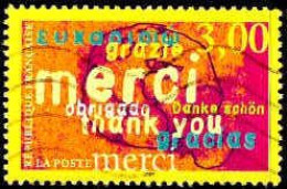 France Poste Obl Yv:3230 Mi:3372 Merci (Lign.Ondulées) - Used Stamps