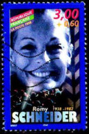 France Poste Obl Yv:3187 Mi:3331 Romy Schneider (Lign.Ondulées) - Used Stamps