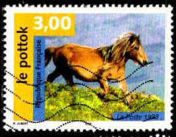 France Poste Obl Yv:3184 Mi:3328 Le Pottok Cheval (Lign.Ondulées) - Used Stamps