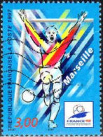 France Poste Obl Yv:3075 Mi:3219 France 98 Coupe Du Monde Marseille (Lignes Ondulées) - Oblitérés