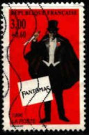 France Poste Obl Yv:3028 Mi:3171 Fantômas (Lign.Ondulées) - Used Stamps