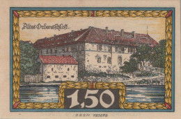 1.5 MARK 1914-1924 Stadt INSTERBURG East PRUSSLAND UNC DEUTSCHLAND Notgeld #PD149 - [11] Local Banknote Issues