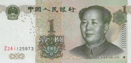 1 YUAN 1999 CHINESISCH Papiergeld Banknote #PJ356 - [11] Local Banknote Issues