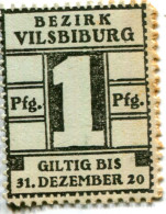 1 PFENNIG 1920 Stadt VILSBIBURG Bavaria DEUTSCHLAND Notgeld Papiergeld Banknote #PL499 - [11] Local Banknote Issues