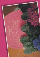 FLOWERS Vintage Postcard CPSM #PAS355.GB - Flowers
