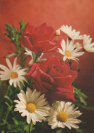 FLOWERS Vintage Postcard CPSM #PAS115.GB - Blumen