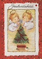 ANGEL CHRISTMAS Holidays Vintage Postcard CPSM #PAH340.GB - Anges