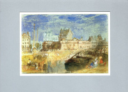 Nantes (44) : Le Chateau Et La Cathédrale Vus Du Fleuve, Vers 1828 - Aquarelle De Joseph Mallord William Turner - Nantes