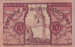 10 HELLER 1920 Stadt PERCHTOLDSDORF Niedrigeren Österreich Notgeld #PE305 - [11] Local Banknote Issues