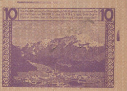 10 HELLER 1920 Stadt MARIAZELL Styria Österreich Notgeld Banknote #PD849 - [11] Lokale Uitgaven