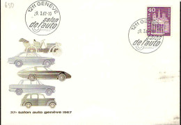 Suisse Poste Obl Yv: 650 Mi 703 Genève Cathédrale St Pierre (TB Cachet à Date) Salon De L'auto - FDC