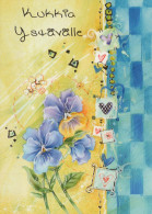 FLOWERS Vintage Postcard CPSM #PBZ282.GB - Fleurs