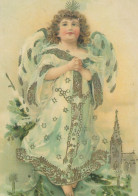 ÁNGEL NAVIDAD Vintage Tarjeta Postal CPSM #PAJ224.ES - Anges