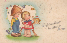 ENFANTS ENFANTS Scène S Paysages Vintage Carte Postale CPSMPF #PKG743.FR - Szenen & Landschaften