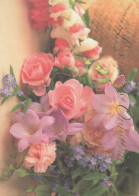 FLEURS Vintage Carte Postale CPSM #PBZ099.FR - Flowers