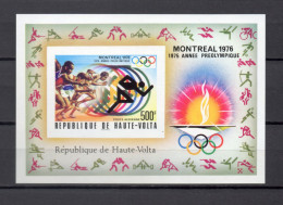 HAUTE VOLTA  BLOC   N° 5AL  NON DENTELE   NEUF SANS CHARNIERE  COTE ? €    JEUX OLYMPIQUES MONTREAL SPORT - Opper-Volta (1958-1984)